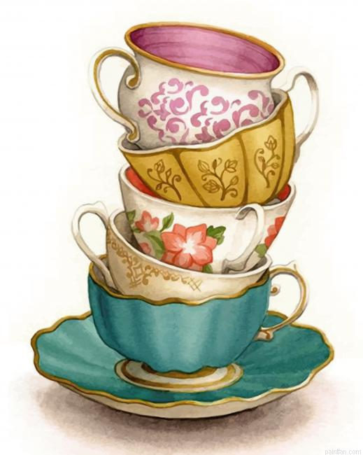 Vintage Coffee Cups Paint By Numbers.png
