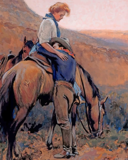 Vintage Cow Girl New Paint By Numbers.png