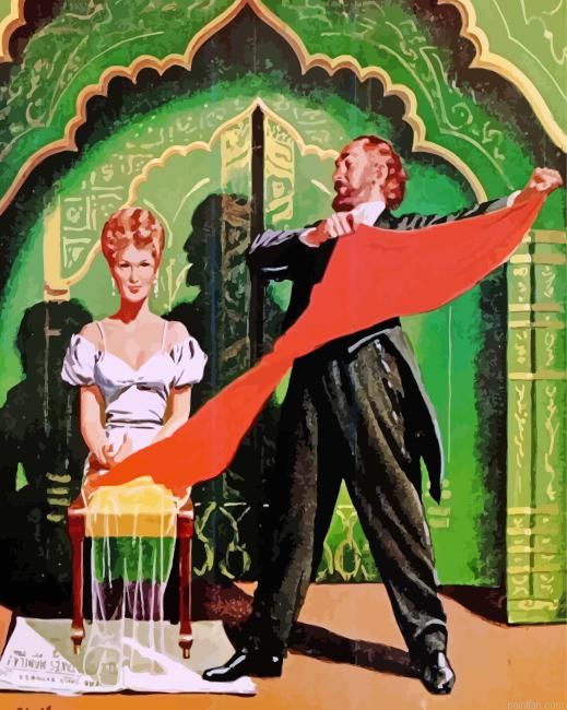 Vintage Magician In Show Paint By Number.png