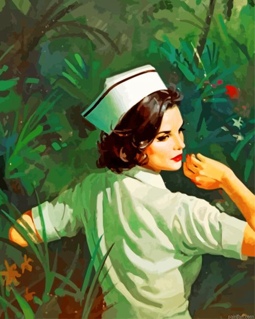 Vintage Nurse Paint By Number.png