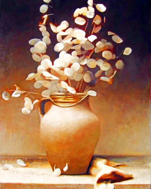 Vintage Vase Of Flowers New Paint By Numbers.png