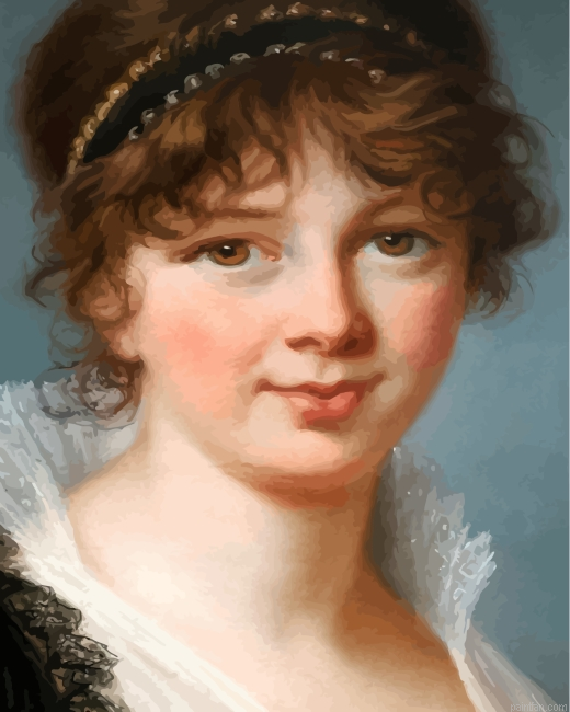 Vintage Woman Elisabeth Vigee Le Brun Paint By Number.png