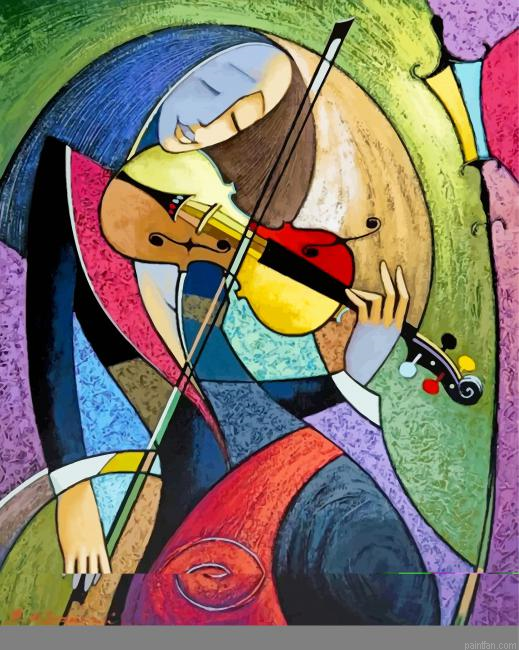Violin Player Art Paint By Number.png