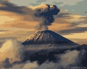 Volcanic Landscape Paint By Numbers.png