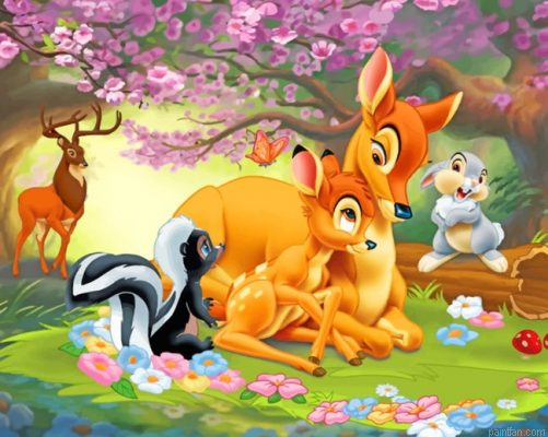 Walt Disney Bambi Paint By Number.png