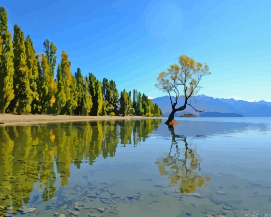 Wanaka Lake Paint By Numbers.png