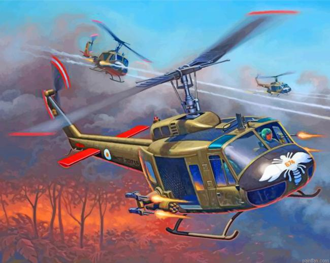 War Helicopters Paint By Numbers.png