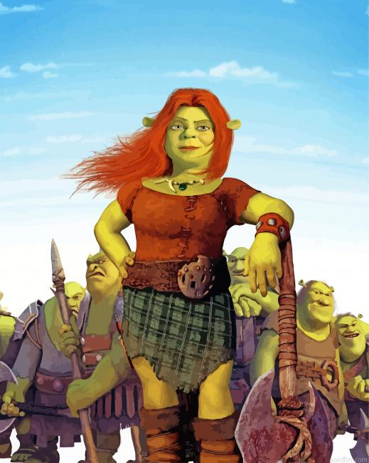 Warrior Fiona Paint By Number.png