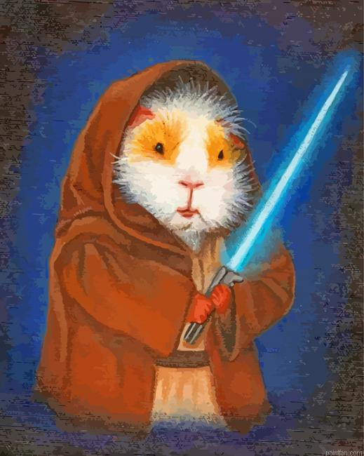 Warrior Guinea Pig Paint By Numbers.png