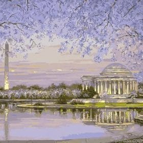 Washington Dc In Spring Paint By Numbers.png