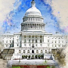 Washington Us Capitol Paint By Numbers.png