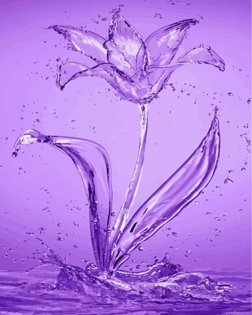 Water Drop Flower Paint By Number.png