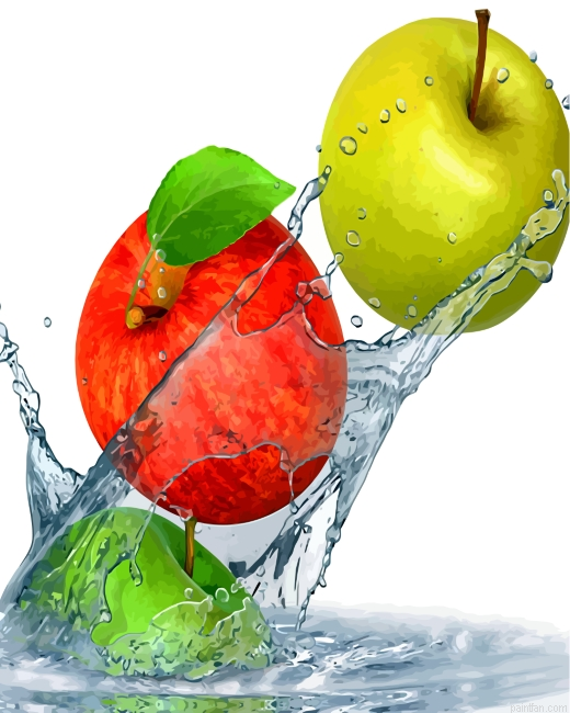 Water Squirt Apples Paint By Number.png