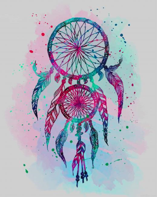 Watercolor Dream Catcher New Paint By Numbers.png