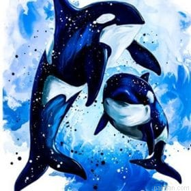 Watercolor Whales Paint By Numbers.png
