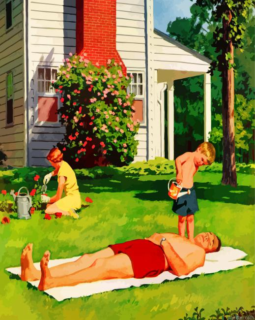 Watering Father Art Paint By Number.png
