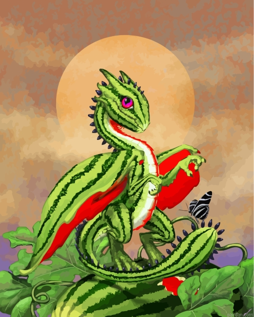 Watermelon Dragon Paint By Number.png