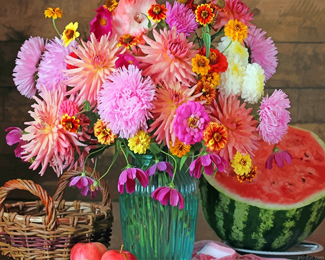 Watermelon Flowers New Paint By Numbers.png