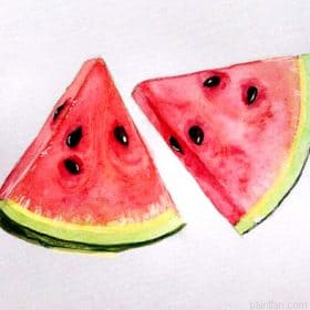 Watermelon Still Life Paint By Numbers.png
