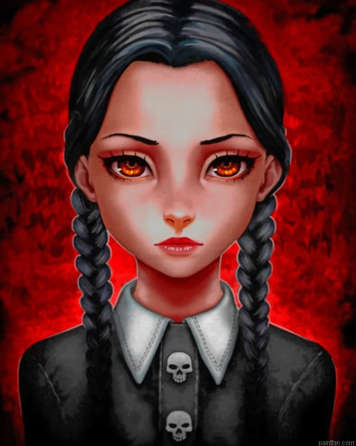 Wednesday Addams New Paint By Numbers.png