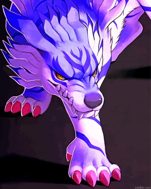 Weregarurumon Paint By Number.png
