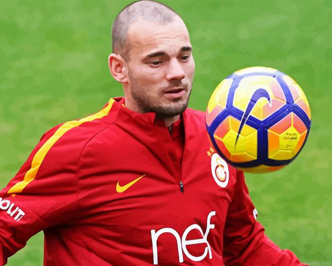 Wesley Sneijder Paint By Numbers.png