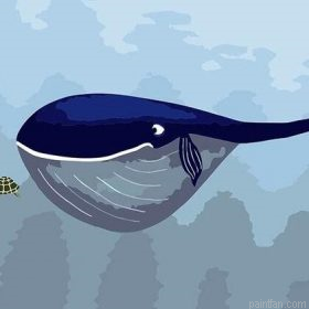 Whale And Little Turtle Paint By Numbers.png