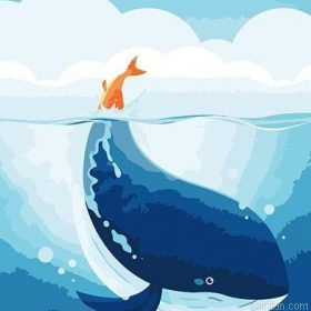 Whale In The Ocean Paint By Numbers.png