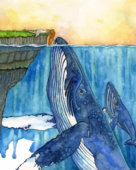 Whales And Girl Paint By Number.png