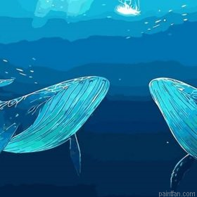 Whales Under Sea Paint By Numbers.png
