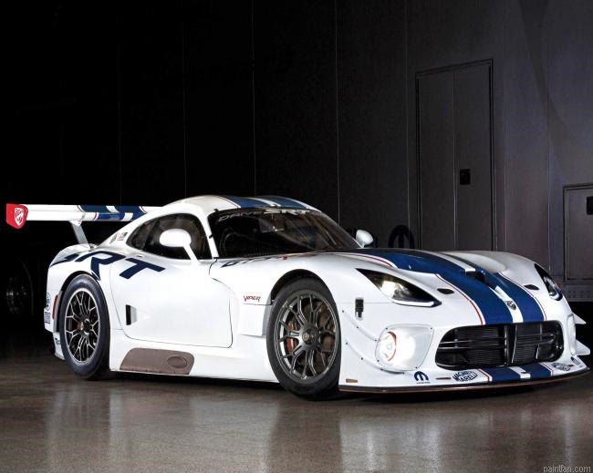 White And Blue Dodge Viper Paint By Numbers.png