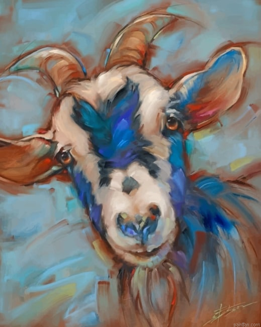 White And Blue Goat New Paint By Numbers.png