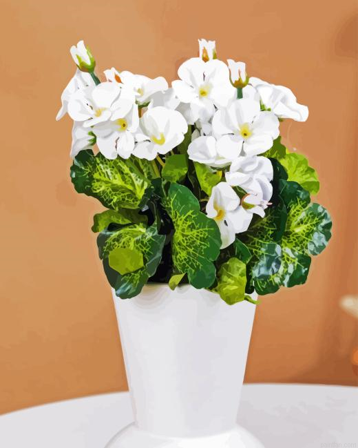 White Begonias Vase Paint By Numbers.png