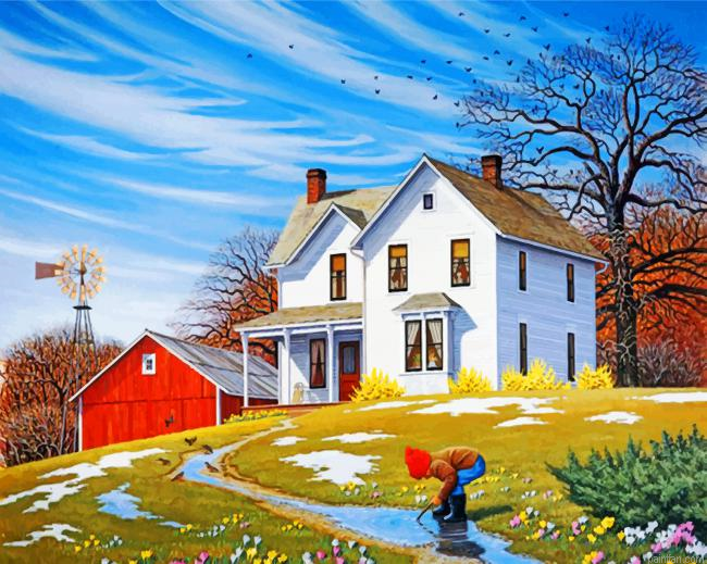 White House And Barn Paint By Number.png