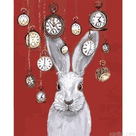 White Rabbit And Time Paint By Numbers.png