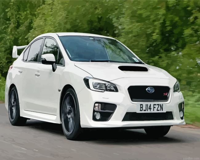 White Subaru Paint By Numbers.png