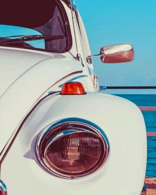 White Vw Car Paint By Number.png