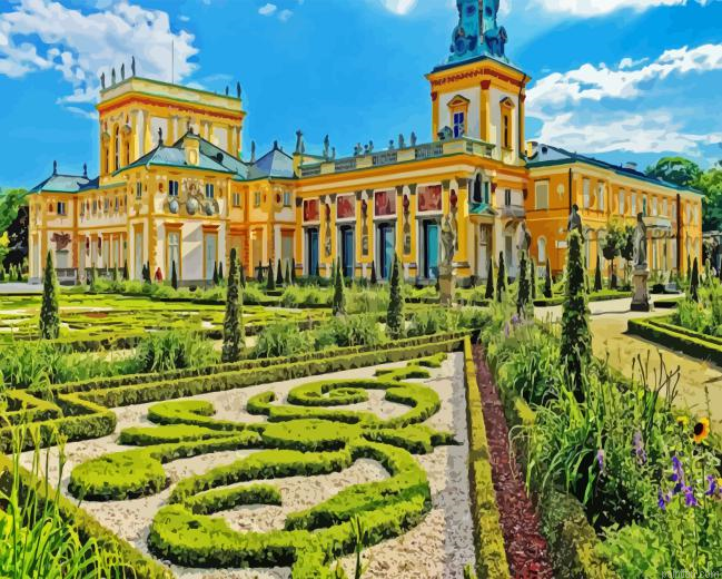 Wilanow Castle Paint By Numbers.png