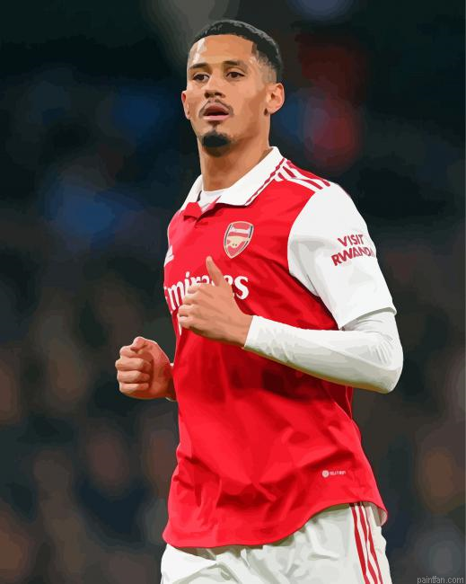 William Saliba Player Paint By Numbers.png