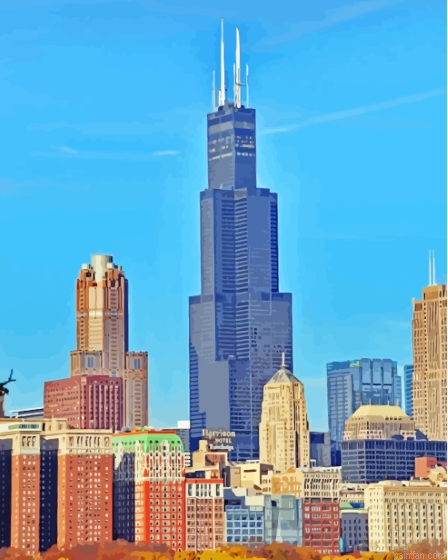 Willis Tower Chicago Paint By Numbers.png