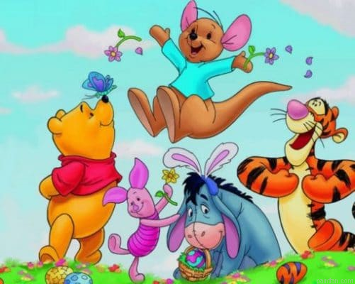 Winnie And His Friends Paint By Number.png