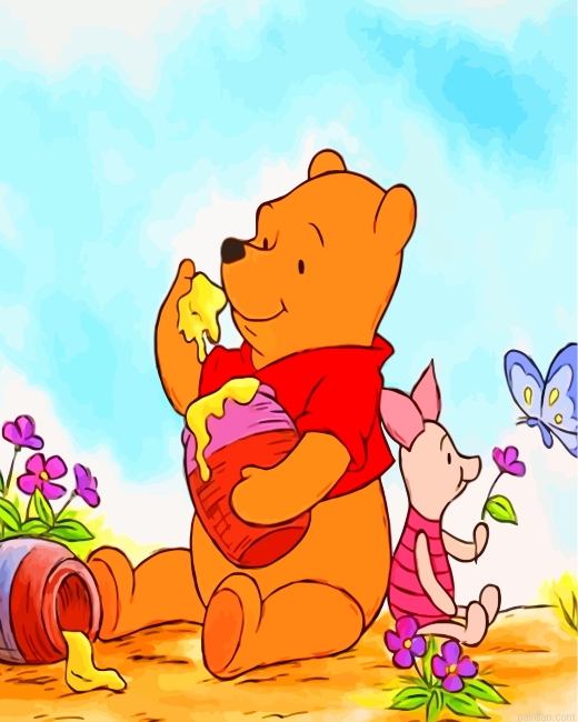 Winnie The Pooh And Piglet Paint By Number.png