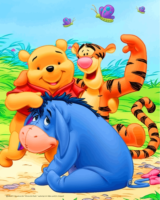 Winnie The Pooh Cartoon Paint By Number.png