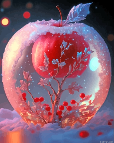 Winter Apple Paint By Numbers.png