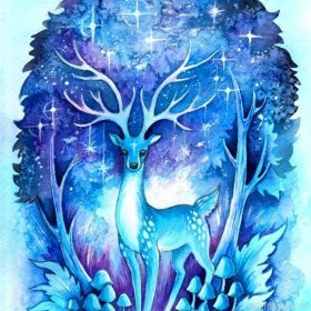 Winter Deer Paint By Numbers.png