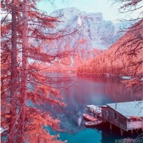 Winter On Lake Paint By Numbers.png