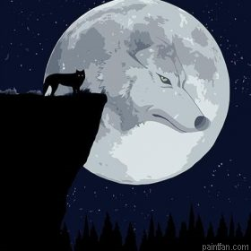 Wolf In The Moon Paint By Numbers.png