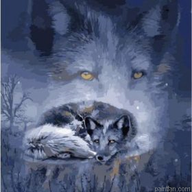 Wolf Shadow Paint By Numbers.png