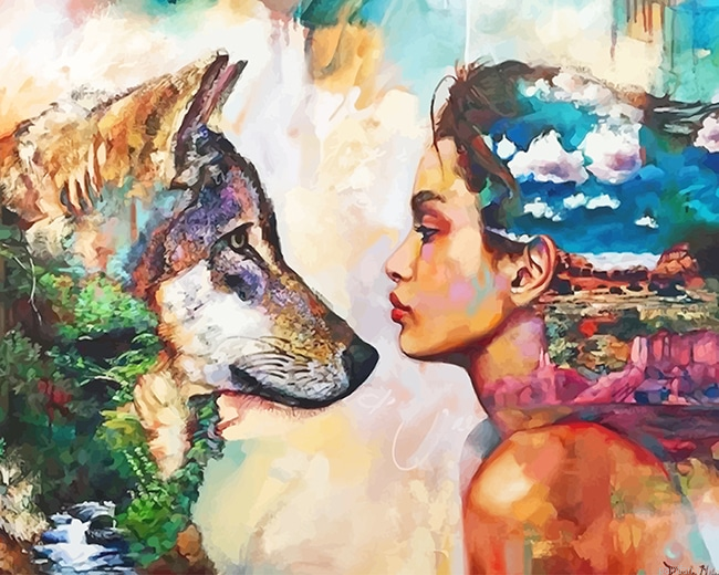 Wolf Woman New Paint By Number.png