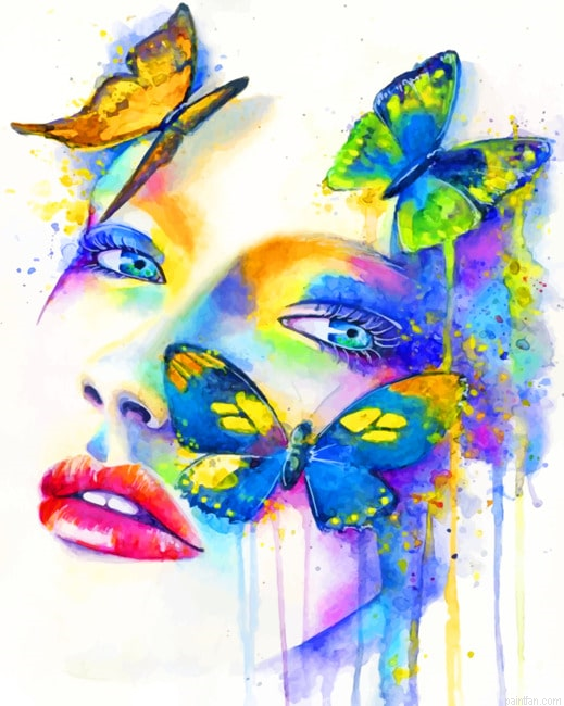 Woman And Butterfzwoman And Butterflies New Paint By Numbers Copy.png